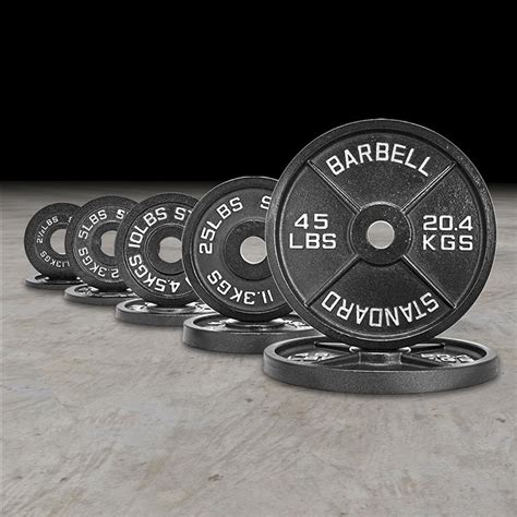 Standard Barbell Plates Cast Iron Health City