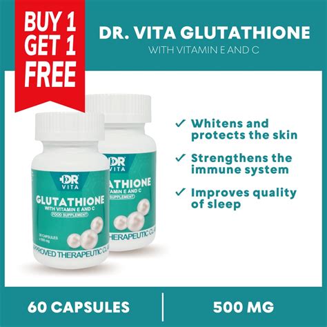 Buy Take Authentic Dr Vita Glutathione With Vitamin E And C