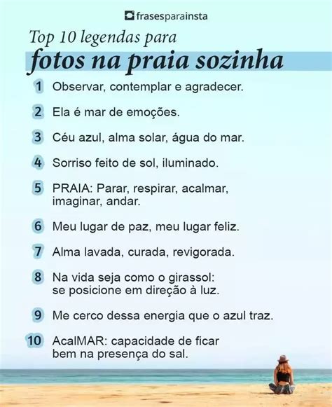 Legendas Para Fotos Na Praia Frases Para Instagram Legenda Para