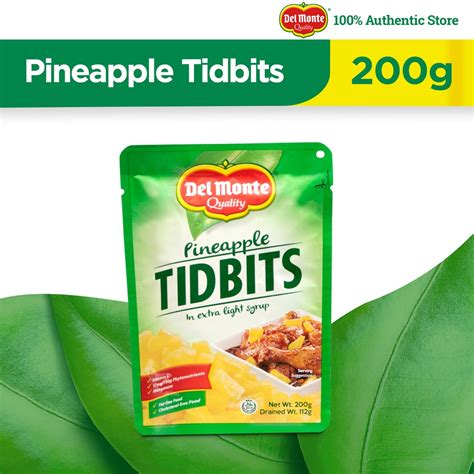 Del Monte Pineapple Tidbits For Delicious Healthy And Appetizing Meals