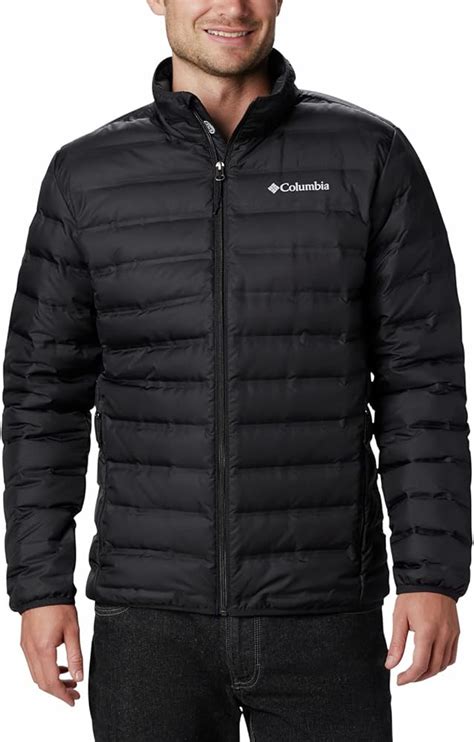 Columbia Men S Lake Down Jacket Black Small Clothing Shoes