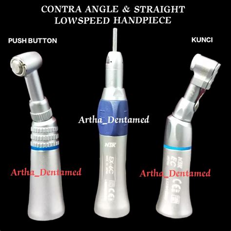 Jual Contra Angle Straight Handpiece Lowspeed Nsk Micromotor Shopee