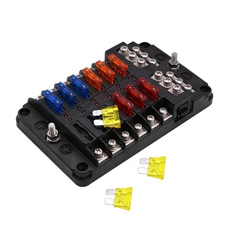 Universal Car Blade Fuse Box Automotive Circuit Fuse Block Holder Dc