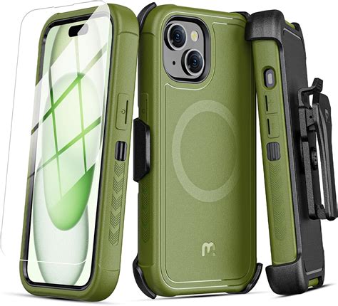 Amazon M MYBAT PRO Maverick Series IPhone 15 Plus Case With Belt