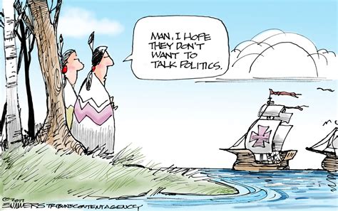 Political cartoon U.S. Thanksgiving Native Americans Trump | The Week