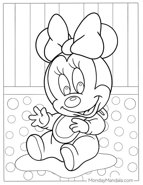 Minnie Mouse Coloring Pages Free Pdf Printables Minnie Mouse