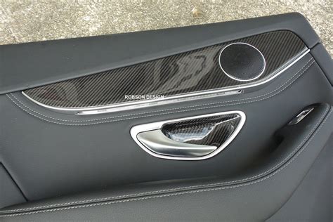 Mercedes W205 C Class Carrbon Fiber Door Panel 4pcs Set Robson Design Carbon Fiber Car