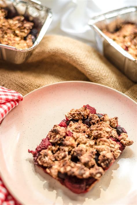 Crumble De Frutos Rojos Dulces La Pera Limonera Cocina