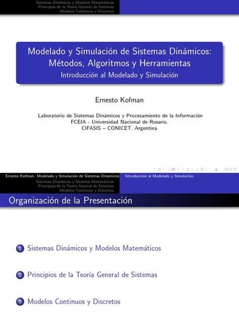 Modelado Y Simulación De Sistemas Dinámicospdf Teoría Del Modelo