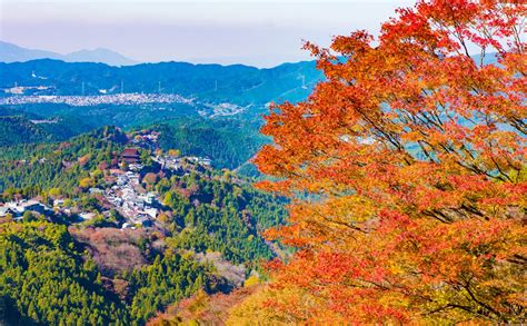 Yoshino Nature Rich Tourist Area Of Nara With Mount Yoshino Famous