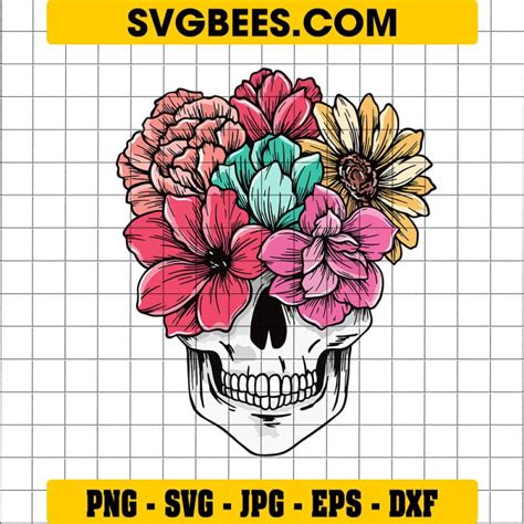 Harley Davidson Skull Svg Scary Skull Svg Svgbees