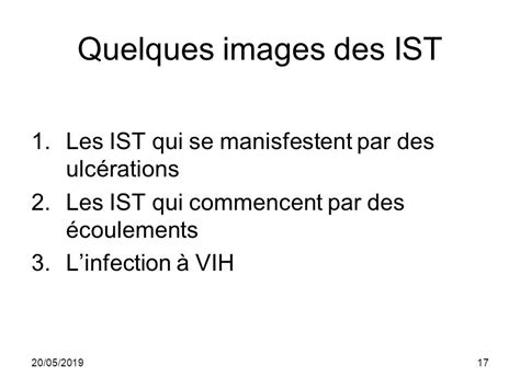 Les Infections Sexuellement Transmissibles Ist Présentation Dr Jean