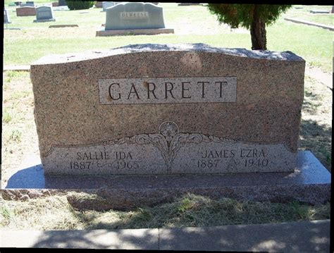 James Ezra Garrett 1887 1940 Find A Grave Gedenkplek