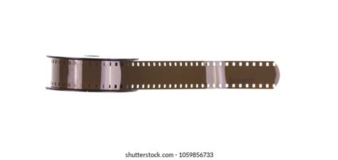 Old 35 Mm Film On White Stock Photo 1059856733 | Shutterstock