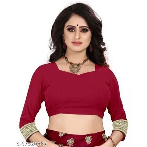 Festive Wear Printed Maroon Soft Jacquard Saree M With Blouse