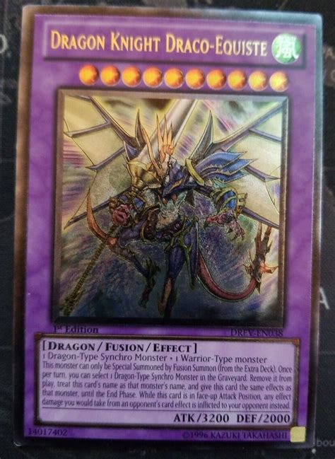 Dragon Knight Draco Equiste Drev En Ultimate Rare St Edition Yugioh