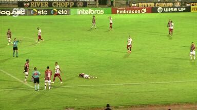 Globo Esporte PI River PI x América RN Carlos Henrique leva a pior