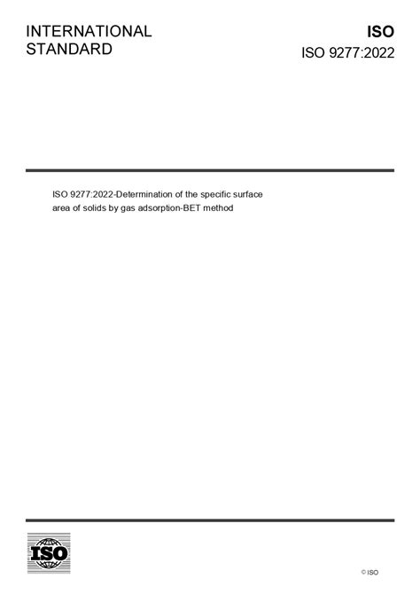 ISO 9277:2022
