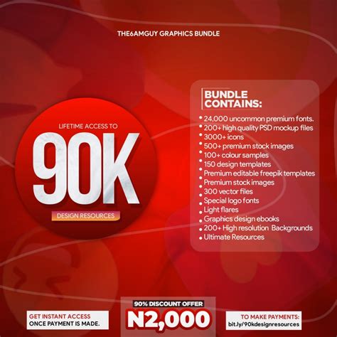 Buy 90K DESIGN BUNDLE PACK By Emmanuel Ayomide On Selar Co