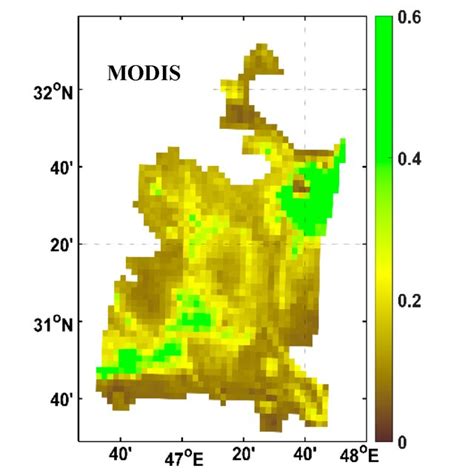 Average Ndvi Over The 17 Year Period 2002 2018 For Landsat 7 Etm And Download Scientific