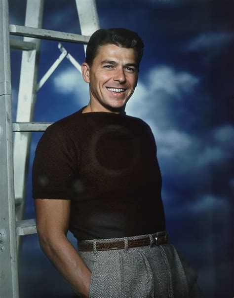 Young Ronald Reagan : r/pics