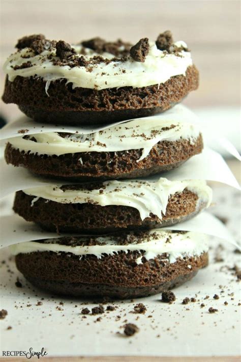 Baked Oreo Donuts Recipe Recipes Simple