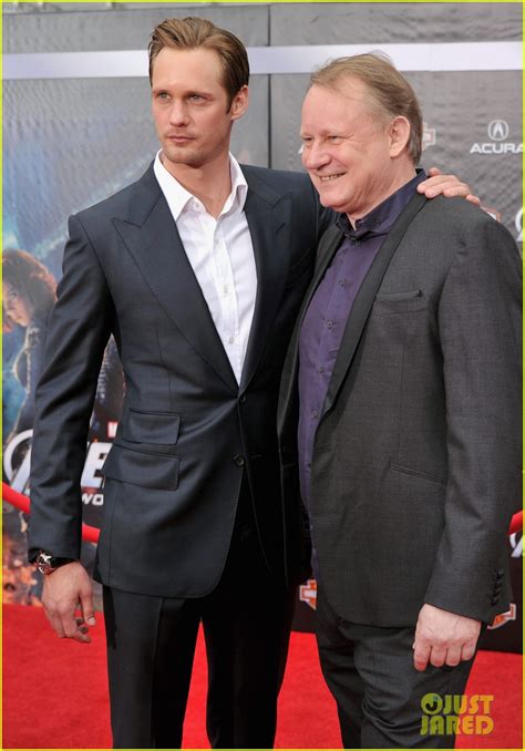 Alexander Skarsgard: 'Avengers' Premiere with Dad Stellan!: Photo ...