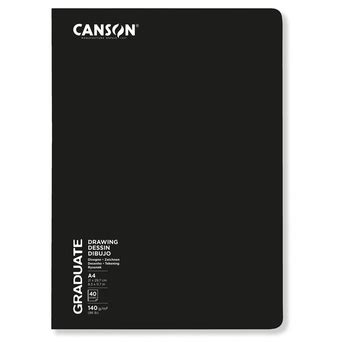 CANSON Caderno de Desenho Graduate A4 140 g m² 20 Folhas 789081 em