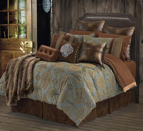 Rustic bedding adds a country charm to your home