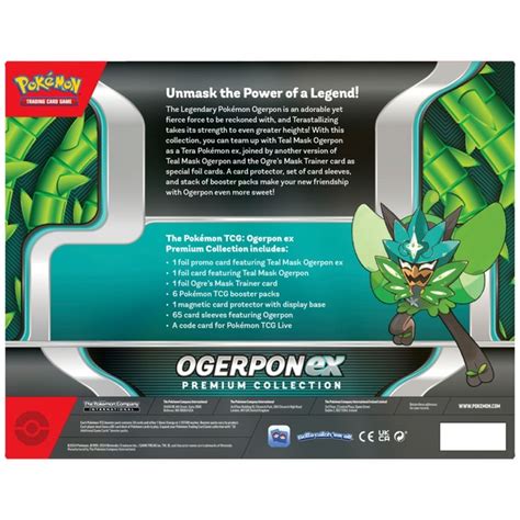 Pokémon Trading Card Game TCG Ogerpon ex Premium Collection Smyths