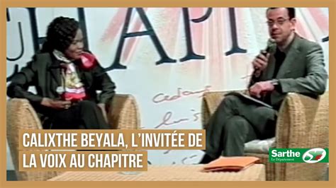 Calixthe Beyala l invitée de la Voix au Chapitre YouTube