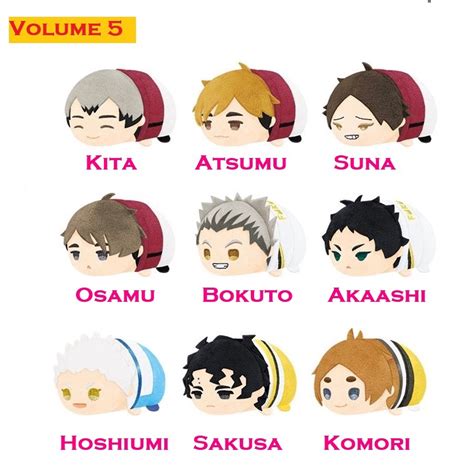 Haikyuu Mochi Mochi Mascot Vol 1 Vol 2 Vol 3 Vol 4 Vol 5