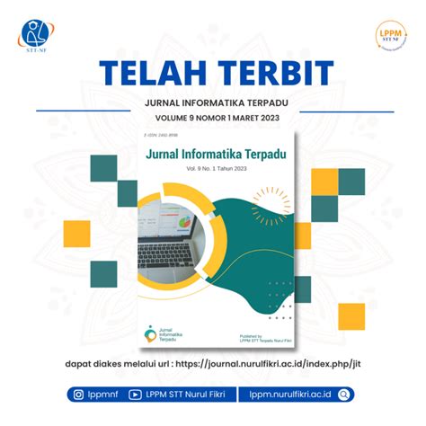 Jurnal Informatika Terpadu Vol 9 No 1 Maret 2023 Telah Terbit Sekolah