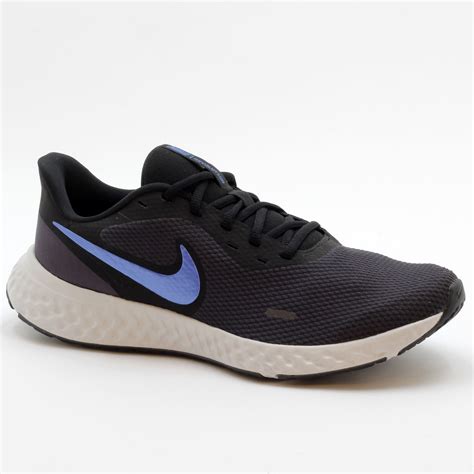 Tênis Nike Revolution 5 Esportivo Masculino BQ3204 Preto Azul Rio