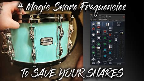 Snare Eq Magic Frequencies To Save Your Snare Youtube