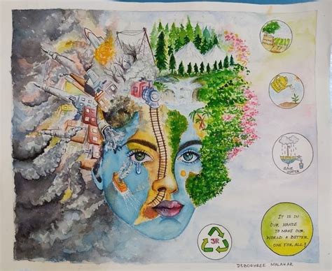 Theme Ecosystem Restoration Book Art Diy Art Competition Ideas