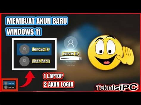 CARA MUDAH MEMBUAT AKUN BARU PADA WINDOWS 11 YouTube