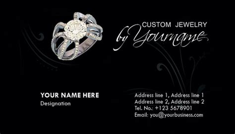 Jewelry business card photoshop templates