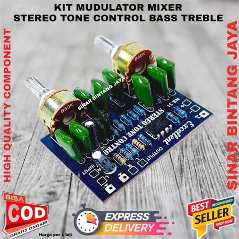 Stereo Tone Control Master Control Bass Treble Modular Mixer Lazada