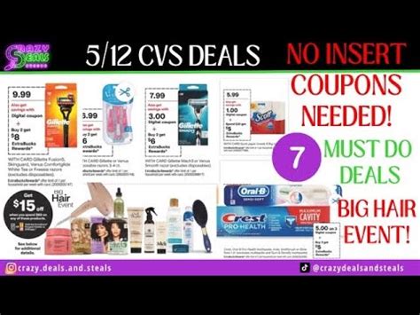 Cvs Deals Must Do Cvs Deals Digital Printable Deals Only