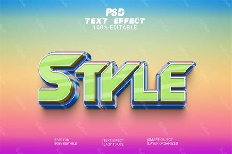 Style Style De Police Effet De Texte Fichier PSD Photoshop PREMIUM