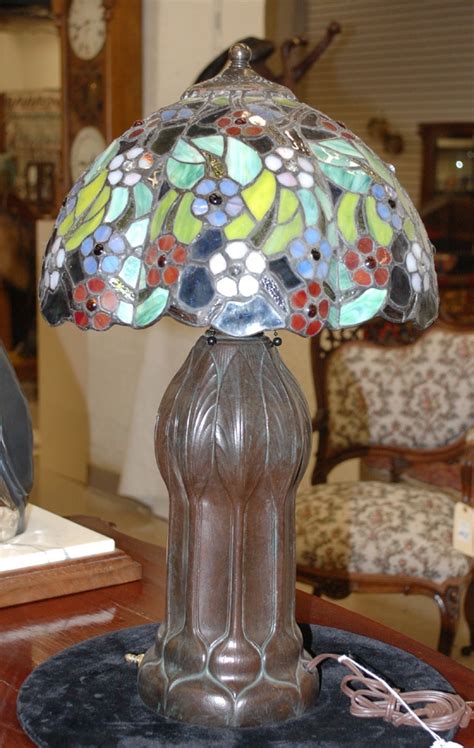 Stained And Leaded Glass Table Lamp Stained Glass Leaded Glass Lamp