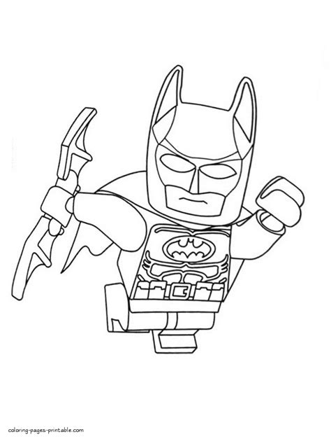 Batman Lego Coloring Coloring Pages Printablecom