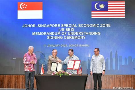 Malaysia Signs Mou With Singapore To Formalise Cooperation On Johor