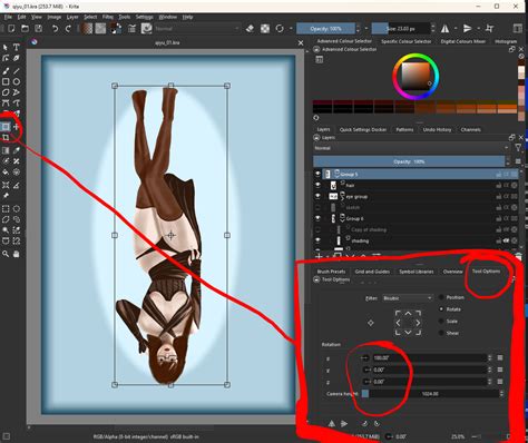 How Do I Flip A File Layer R Krita