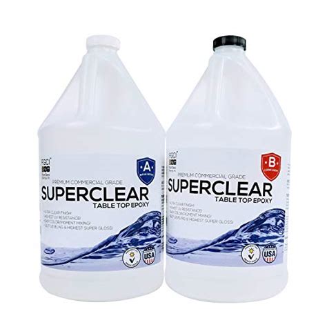 SUPERCLEAR EPOXY Resin Kit Crystal Clear 2 Gallon Resin Epoxy Kit For