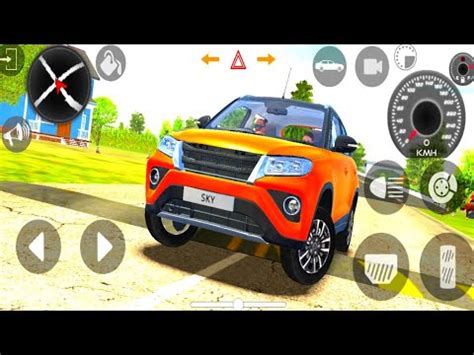 Indian Car Simulator 3D Games New Orange Brezza Driving Game In City