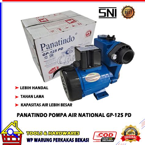 National EFOS DB 125 Pompa Air Sumur Dangkal Listrik Water Pump 125Watt