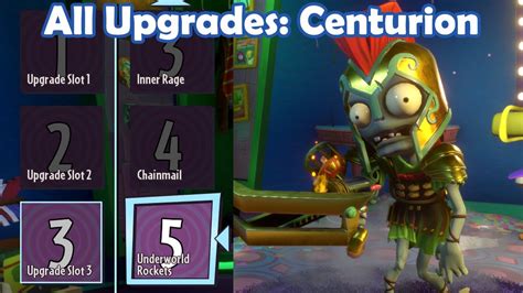 All Upgrades Centurion Loads Of Variants Pvz Gw Mod Youtube