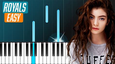 Lorde Royals Easy Piano Tutorial Chords How To Play Cover